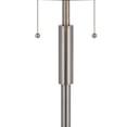 thumbnail image 3 of Kio 23 Inch Table Lamp, Modern Tiffany Style Stained Glass, Silver Metal, 3 of 6