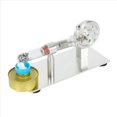 thumbnail image 4 of 2X Mini Motor Stirling Mini Generador Mini Turbina Externa Modelo de Motor de Vapor Educación Suministros, 4 of 5