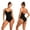 Black, variant on Women's Slimming Bodysuit Shapewear Full Compression Tops Tummy Control Bottom Lift Butt Lift Seamless Shapewear