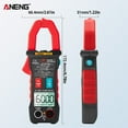 thumbnail image 3 of Yeacher ANENG True RMS Clamp Meter with App Remote Control Autoranging Digital Multimeter DC/AC Voltage Detector AC Amp Meter with Ohm Capacitance NCV Continuity Diode Hertz Temperature Tester for, 3 of 8