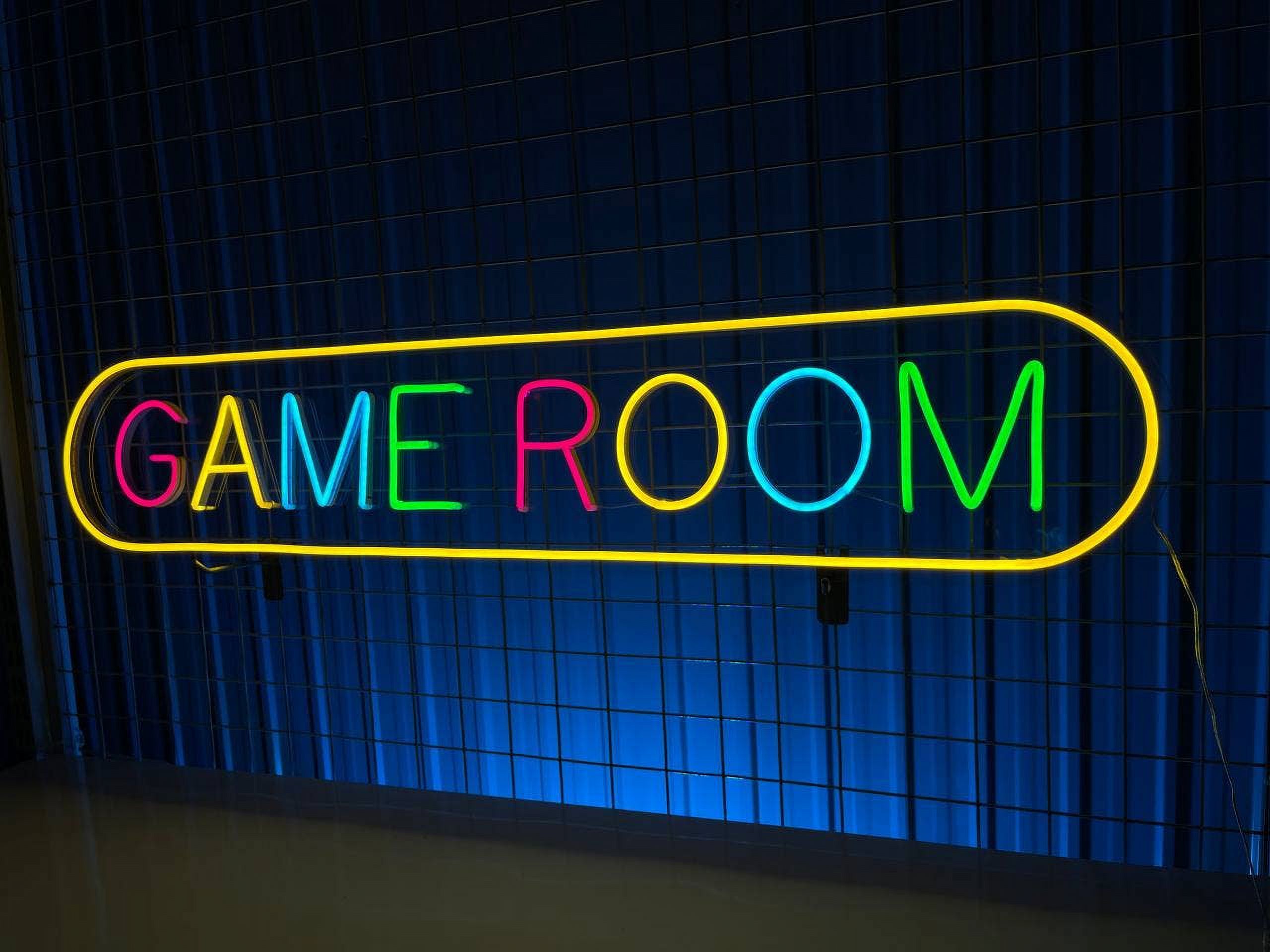 Glowneon Game Room Neon Sign, Arcade Store Long-lasting Wall Decor