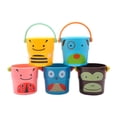 thumbnail image 3 of Cubo de ducha para baño de bebé de 5 piezas, juguete de bañera para niños, juguetes de agua, mini tazas para baño, piscina para niñas, niños, recién, 3 of 10