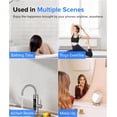 thumbnail image 4 of Shower Phone Holder Waterproof 480 Rotation Phone Stand Case Mount for Bathroom Batheub Kitchen Wall Mirro Compatible with iPhone 15 14 13 12 11 Plus Pro Max XS XR up to 6.8" Cell Phone， Black, 4 of 8