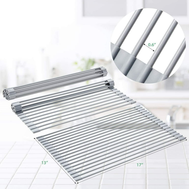  Ohuhu Roll Up Dish Drying Rack, Over The Sink