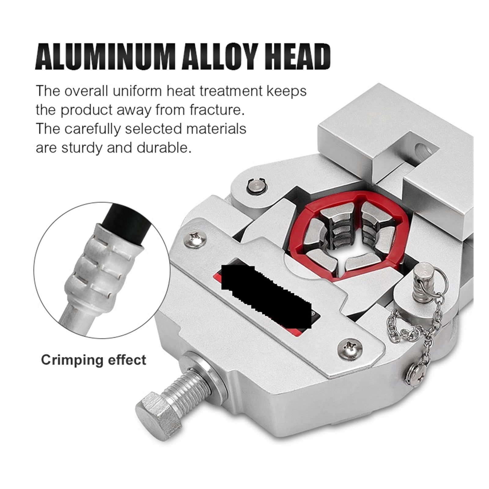 Mechanical Hose Crimper Kit Hydraulic Press Manual A/C Hose Crimper Handheld Hose Crimping Tools ,Comfortable Operation