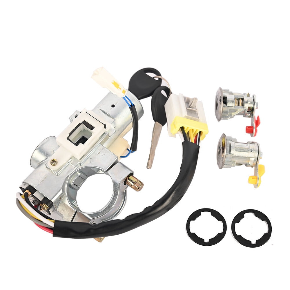 Ignition Switch and Door Lock Cylinder Set for 1999-2003 Nissan Frontier & 2000-2004 Nissan Xterra