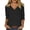Black, variant on BLVB Spring Summer Tops for Women 3/4 Length Sleeve Womens Tops Blouses Dressy Casual V Neck Tees Shirts