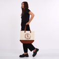 thumbnail image 2 of HIFA Initial Tote Bag for Women, Personalized Canvas Tote Bag - Two-Tone, Zipper Closure, Inner Pocket, Organic Cotton, Sturdy - Multipurpose Shoulder Bag Suitable for Shopping, Grocery, Beach, Travel, 2 of 5