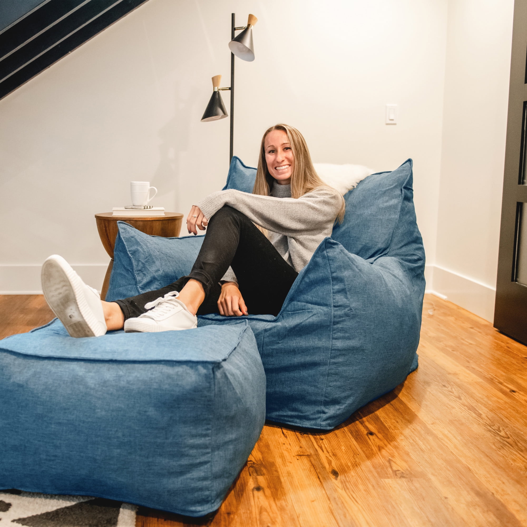 Big Joe Imperial Lounger Bean Bag Armchair - Thumbnail 3