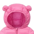 thumbnail image 6 of Gubotare Toddler Coats for Girls Baby Kids Winter Coat Puffer Down Jacket Windproof Light Winter Jacket Hooded Outwear Size 18 24 Months (Pink,18-24 Months), 6 of 6