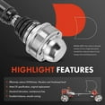 thumbnail image 3 of A-Premium Front Complete Drive Shaft Prop Shaft Driveshaft Assembly Compatible with Ford Ranger 2019 2020 2021 2022 2.3L, 4WD, Replace# KB3Z4A376A, KB3Z4A376B, 3 of 6