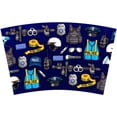 thumbnail image 3 of Mugzie 16-Ounce Tumbler Drink Cup with Removable Insulated Wetsuit Cover - Police Department, 3 of 4