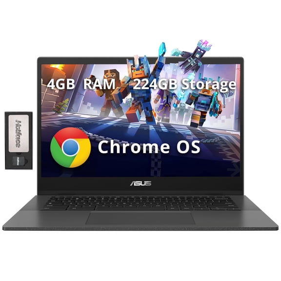 Ordenador portátil ASUS Chromebook CM1402 14 FHD antirreflectante de 4 GB/224 GB