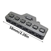 FEAMOS Low Voltages Wire Splitter 1 Input 6 Output LED Lighting Wire Connector Block for LED Strips Lighting Distribution Block