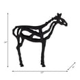 thumbnail image 4 of Horse Illusion Figurine for Home Decor - Modern Metal Sculpture for Living Room, Office, Shelf, and Coffee Table Centerpiece `- Aluminum Art Ornament Statue Accent Piece for Tabletop - 14", Black, 4 of 13