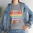 thumbnail image 6 of Mother Shirt, Strong Beautiful Fearless Lovely Brave Mom Shirt ID-0316-SIGZ, 6 of 7