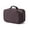 Coffee, variant on LEZMORE Double-layer makeup bag toiletry bag rhombus waterproof makeup case nylon storage bag with mirror, Rose