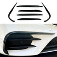thumbnail image 4 of 2Pcs Front Bumper Lip Splitter Spoiler Fog Light Trims For Mercedes-Benz E-Class W213 S213 Pre-Facelift 2016-2020 For Amg Line Carbon Look Set Fangkenuo, 4 of 9