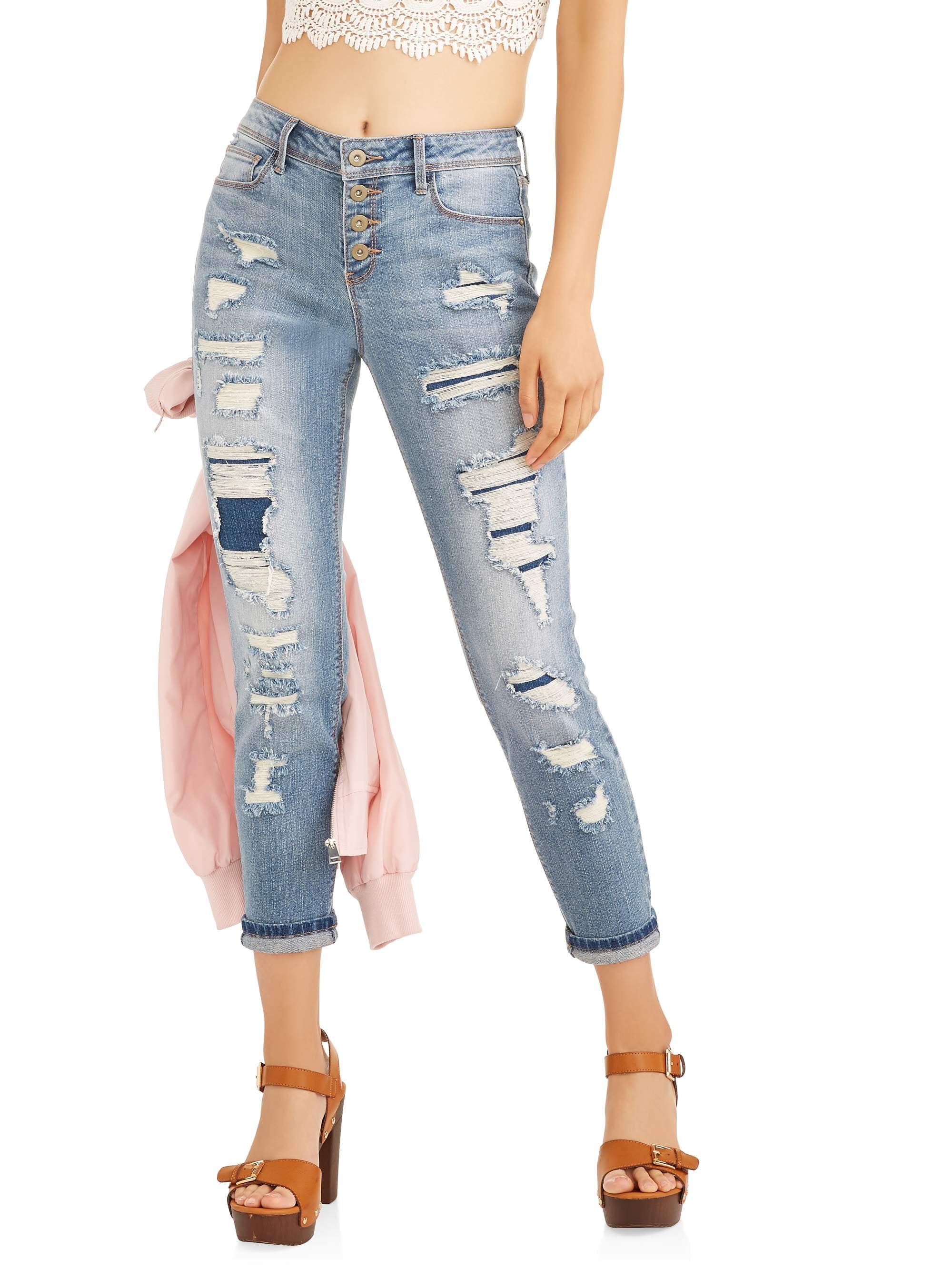 high waisted relaxed skinny jeans