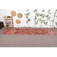 thumbnail image 2 of Oushak Rug, Vintage Rug, 2.5x10 ft Runner Rugs, Turkish Rug, Colorful Rug, 2 of 9