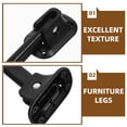 thumbnail image 3 of FRCOLOR 4pcs Coffee Table Legs Iron Desk Legs Furniture Legs Table Repair Hardware Accessories Iron Heavy Duty Table Legs Sturdy Furniture Legs, 3 of 8