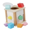 thumbnail image 4 of HILABEE Baby Activity Cube Educational Wooden Activity Center for Activity Coordination, 4 of 9