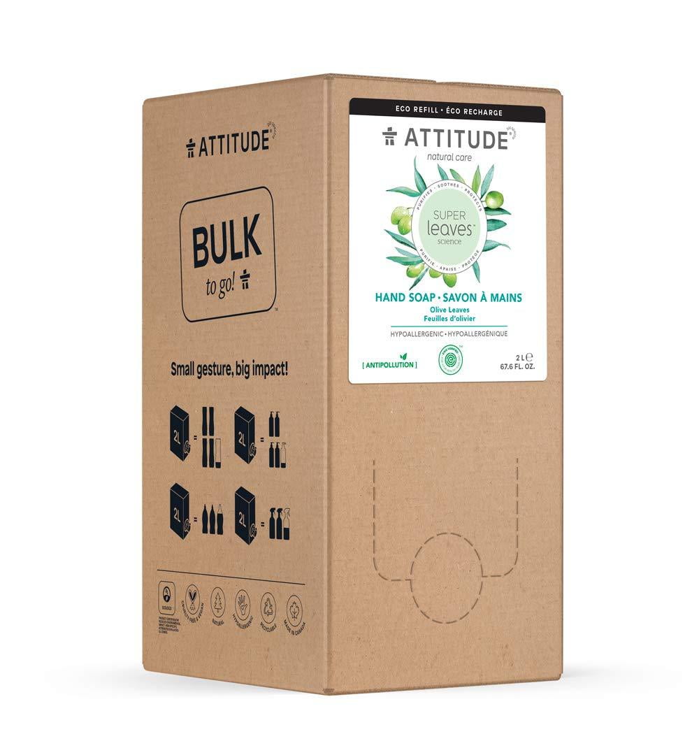 ATTITUDE Hand Soap Refill, Bulk to Go Packaging, Natural EWG Verified ...