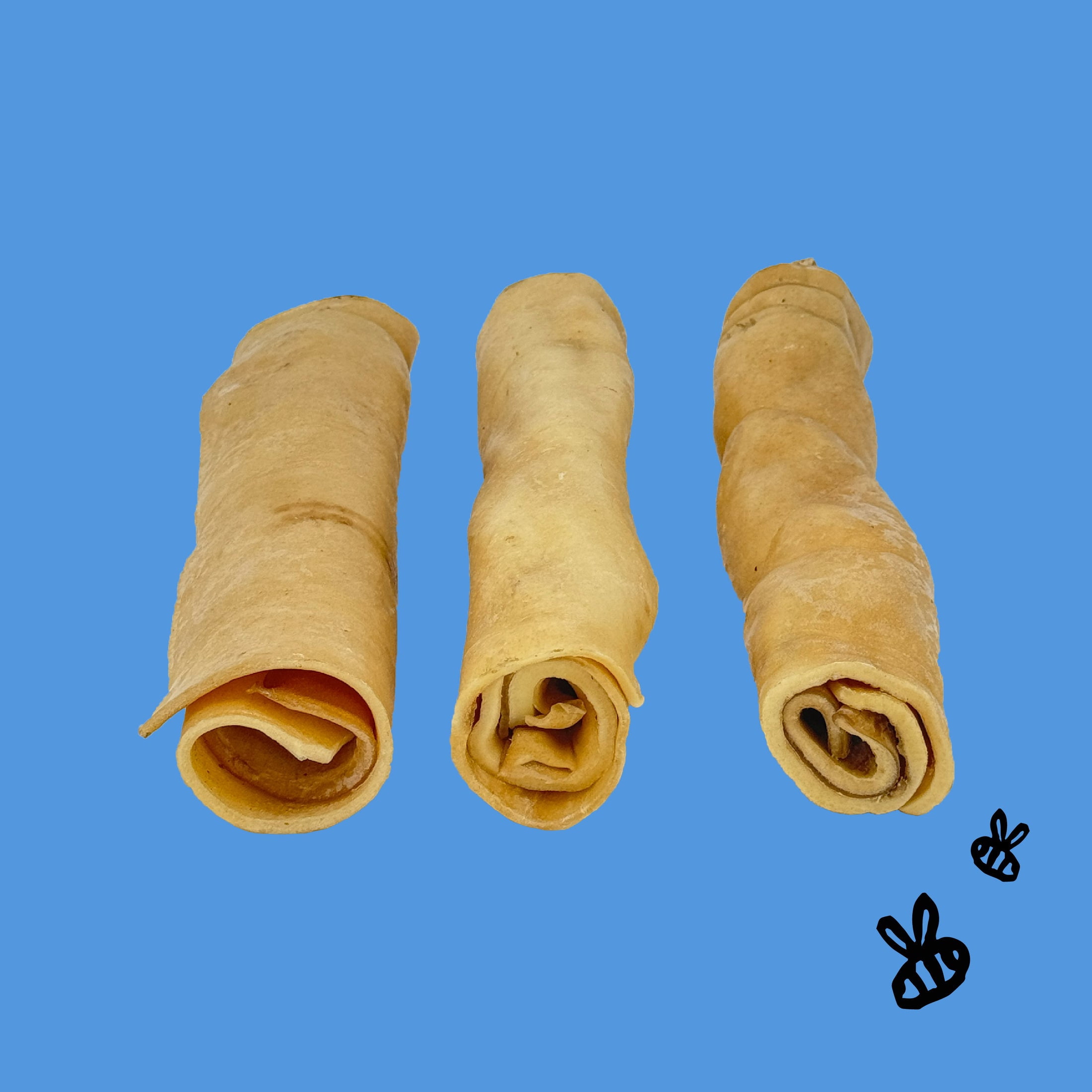 10" COLLAGEN ROLLS - NATURAL DOG CHEWS