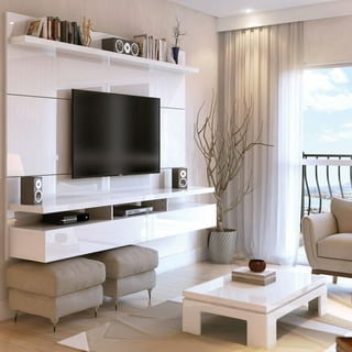 Manhattan Comfort City Floating Wall Theater Entertainment Center