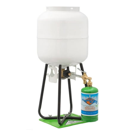 1 lb Refillable Propane Cylinder with Refill Adapter Kit (Ships (Best Price For Propane Tank Refill)