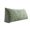 Green, variant on Triangular Wedge Headboard Pillow with Removable Cover Side Pockets, Soft Backrest Cushion for Sitting Up in Bed Reading, Supportive Lumbar Bolster for Bed Daybed Sofa 35.4x8x20Inch