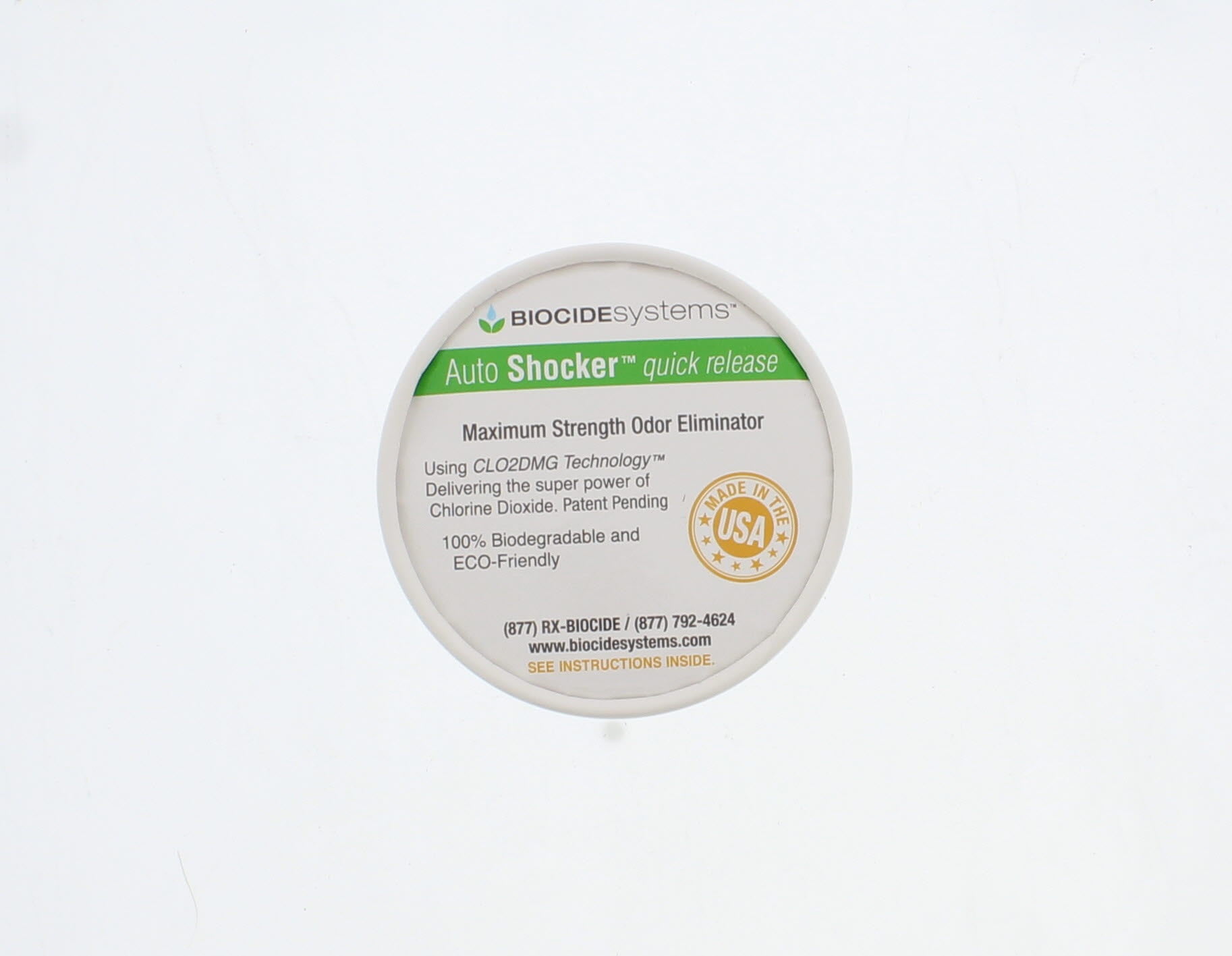 Biocide Systems 3213 Auto Shocker Interior Odor Eliminator Walmart