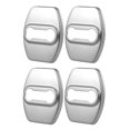 thumbnail image 1 of 4uds Coche Puerta Cerradura Pestillos Cubierta Puerta Cerradura Protector Plateado Tono, 1 of 1