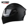 thumbnail image 5 of Casco de motocicleta de cara completa con auriculares Bluetooth incorporados, estilo retro, moderno, de seguridad, para exteriores, para hombres y mujeres, casco de carreras con capacitancia, 5 of 5