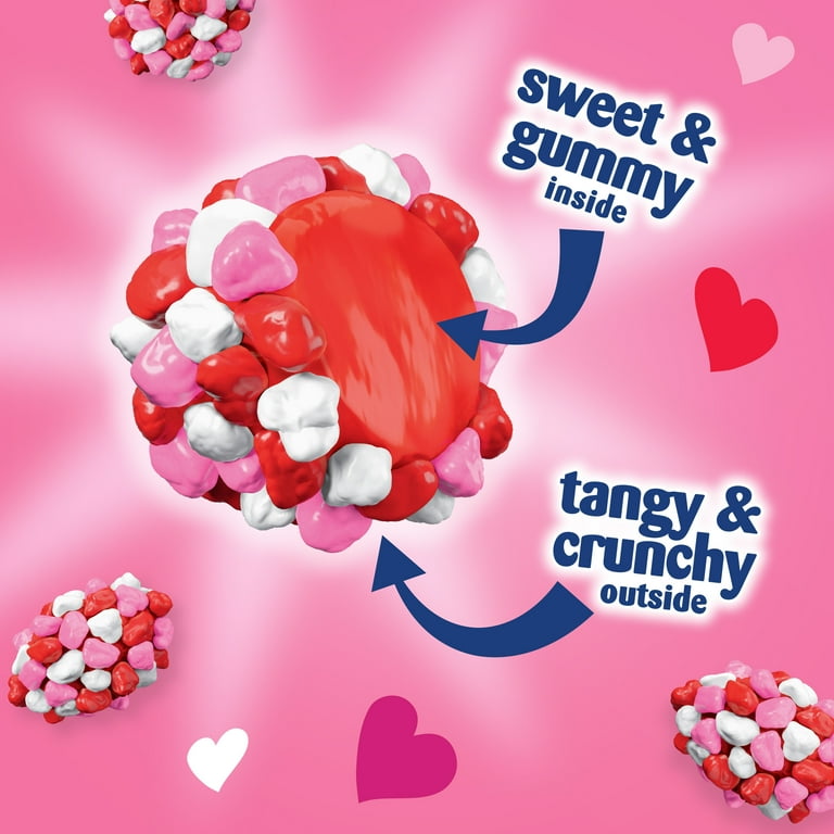 Nerds Valentine's Day Heart Treats, Tangy Crunchy Sweet Nerds Valentine's Day Heart Treats, Tangy Crunchy Sweet