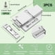 thumbnail image 2 of Pestillo magnético innovador para gabinetes, cierre de presión para bisagras que no se cierran solas, cierre seguro con mecanismo de resorte duradero para gabinetes y cajones de cocina, color blanco, 2 of 7