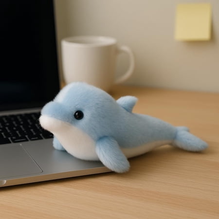 Adorable Dolphin Stuffed Animal Soft Cute Birthday Gift for Boys Girls Kids Toddlers