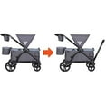 thumbnail image 6 of Baby Trend Expedition Expedition 2-in-1 Stroller Wagon Plus, Ultra Grey, 6 of 19