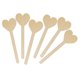thumbnail image 1 of Palitos de paleta de madera natural Hygloss – Palitos para manualidades – Ideal para artes y manualidades – Actividad de clase del día de San Valentín – Forma de corazón – 6.25 pulgadas de alto – 25 p, 1 of 1