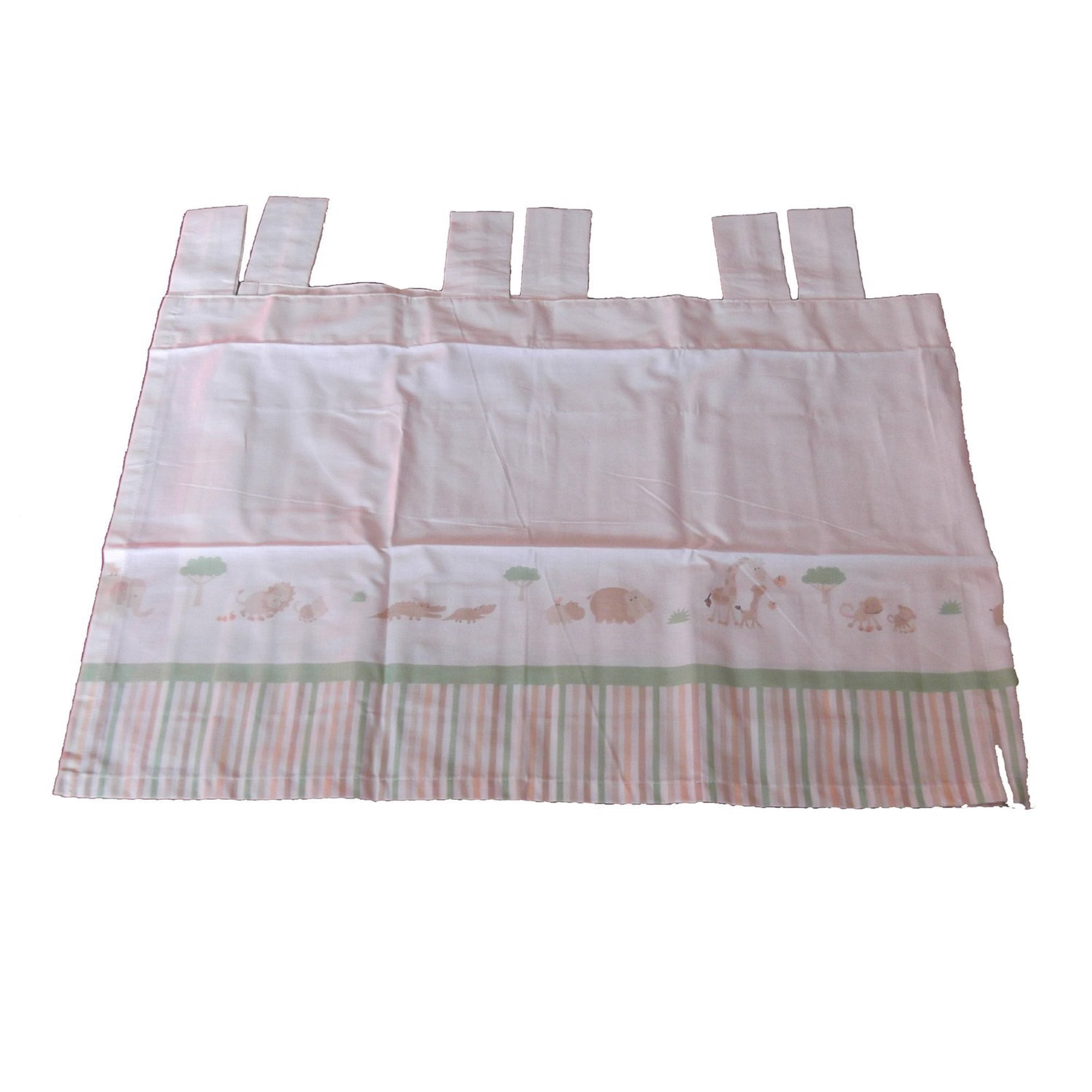 Summer Jungle Neutral Valance - 100% Organic Cotton