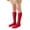 Red, variant on Akiihool Boys Thin Socks Unisex School Kids Boys Girls Soft Cotton Black White Gray Navy Khaki Athletic Socks with Retro Stripes (Grey,1-12 Years)