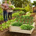 thumbnail image 5 of Costway 3-Tier Outdoor Raised Garden Bed Vegetable Planter Box for Patio Lawn Backyard, 5 of 10