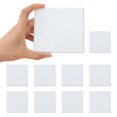 thumbnail image 1 of HOME MASTER Protecteur Mural Autocollant pour Matériel Carré 4 Pouces, Lot de 10, Poignée de Porte, Bouclier Mural, Protection de Porte, Pad de Protection Mural Rigide en Vinyle Blanc, 1 of 9