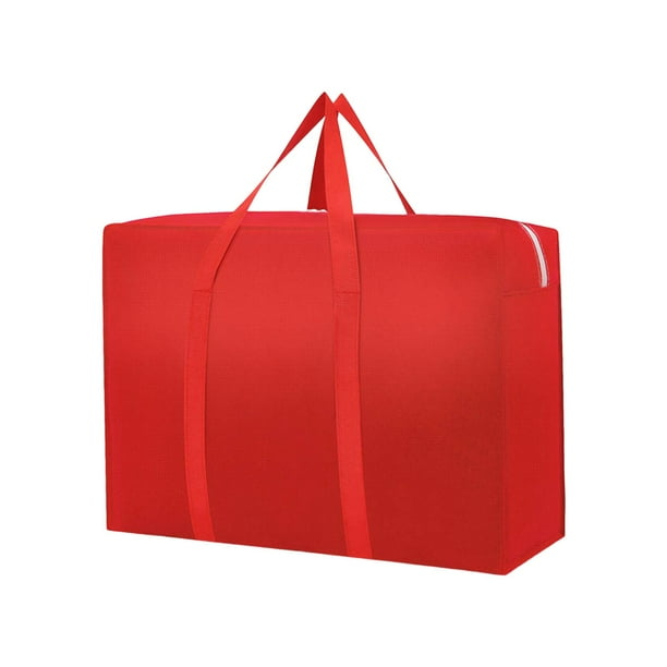 Organizador de bolsas de mudanza, resistente al polvo, al desgaste y a los arañazos. 78x55x25 cm Rojo