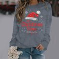 thumbnail image 2 of WEAIXIMIUNG Sweat-Shirt d'Hiver à Imprimé Floral pour Femmes Manches Longues Haut de Noël, 2 of 4