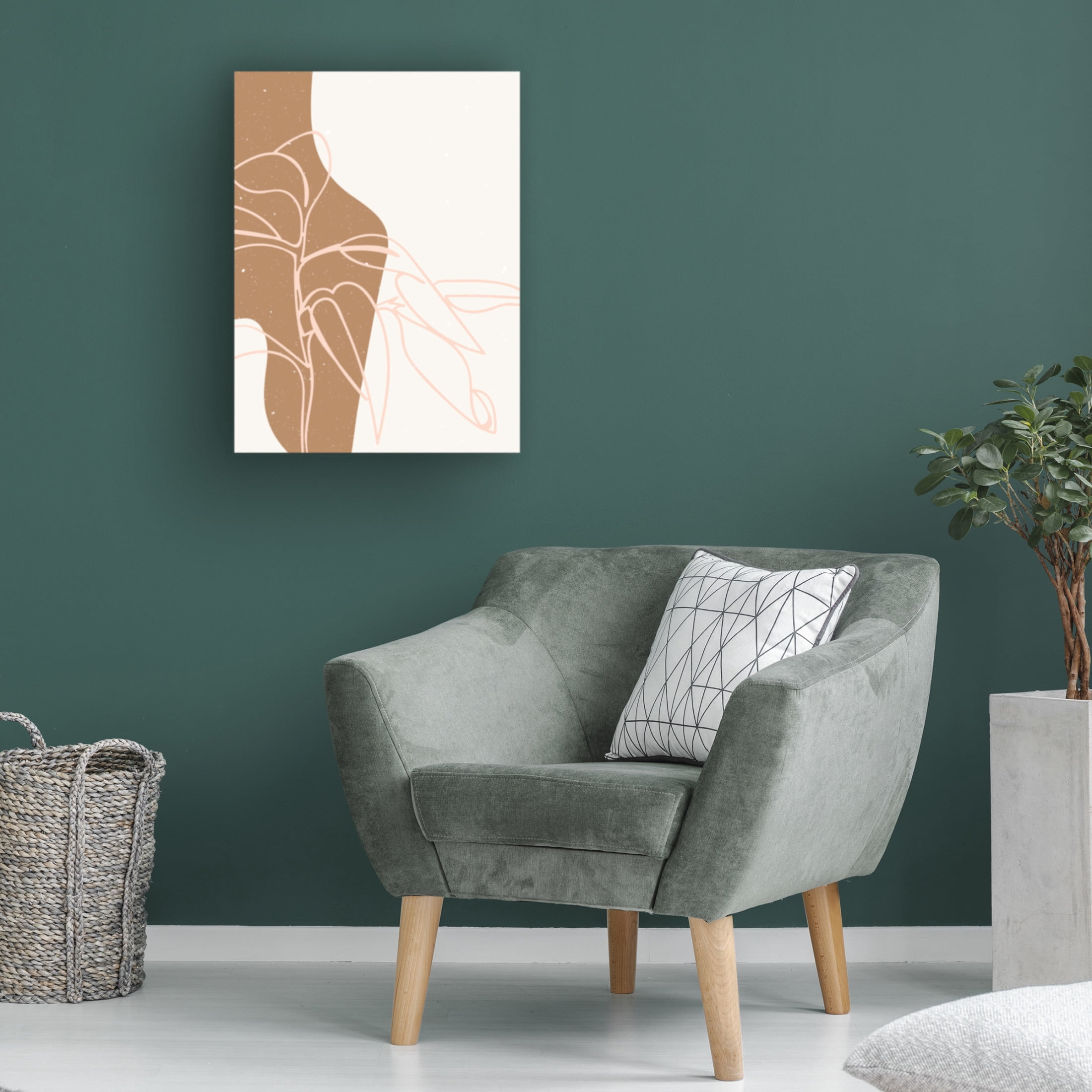 Trademark Fine Art NKTN Abstract composition 16 Canvas Wall Art