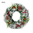 thumbnail image 2 of Handiwork Christmas Garland Wreath Ring Pendant Home Window Door Hanging Decor, 2 of 8