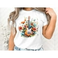 thumbnail image 2 of Floral Electro Guitarist Guitar Player Gift T-Shirt Women Men Kids Women's Tee Musician Rocker Bass Musician Rock Band Guitarist Band Shirt, 2 of 9