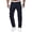 a-Navy3347, variant on FINALGANG Mens Solid Color Pleated Slim Fit Chino Pants Mid Waisted Button Closure Casual Trousers For Business Casual Daily Wear Comfortable Bottoms
