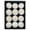 White, variant on Eolstice Set of 12 Christmas Hanging Ornaments, 3.15 Inch Antique Ball Decoration, Boxed Vintage Holiday Tree Decor for Indoor Home Display